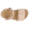 CB.RUF1 4245 barefoot detske sandaly tip toey joey ruffle candy cream 6
