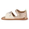 AE.TOU1 4560 barefoot detske sandaly tip toey joey toucan metalic salmon white dream sterling silver 4