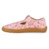 G1700439 8 barefoot platenky froddo canvas t bar pink 4
