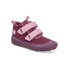 00844 40178 barefoot detske kotnikove boty affenzahn low boot knit happy otter fialove 1