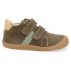 06M034.301 350 barefoot detske kotnikove boty koel byno suede khaki 2