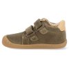 06M034.301 350 barefoot detske kotnikove boty koel byno suede khaki 4