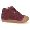 09M001.121 260 barefoot detske kotnikove boty koel avery leather bordo 2