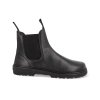39L001.100 000 barefoot kotnikove boty koel gavien leather black 2