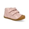 BG101258 3630 barefoot detske kotnikove boty bundgaard petit scallop vintage rose 1