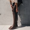barefoot cizmy be lenka athena chocolate 133832 size large v 1