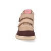 51490080 barefoot detske zimni boty be lenka zippu beige burgundy 3