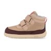 51490080 barefoot detske zimni boty be lenka zippu beige burgundy 4