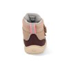 51490080 barefoot detske zimni boty be lenka zippu beige burgundy 5