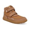 51490034 barefoot detske kotnikove boty be lenka zippu brown 1