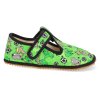 BF060010 W GDINO barefoot detske prezuvky beda sirsi typ green dinoball zelene 2