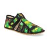 BFN 17020 W BR GR barefoot detske prezuvky beda playful bfn graffiti otevrene 1