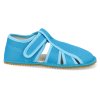 BFN 17020 W BR TUSH barefoot detske prezuvky beda playful bfn turquoise shine otevrene 2