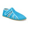 BFN 17020 W BR TUSH barefoot detske prezuvky beda playful bfn turquoise shine otevrene 1