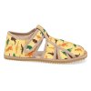 BFN 170020 W BR OP D barefoot detske prezuvky beda playful bfn dinosaurs otevrene s pevnym opatkem 2