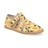 BFN 170020 W BR OP D barefoot detske prezuvky beda playful bfn dinosaurs otevrene s pevnym opatkem 1