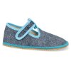 BFN 170020 W OP DTUR barefoot detske prezuvky beda playful bfn denim turquoise s pevnym opatkem 2
