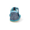 BFN 170020 W OP DTUR barefoot detske prezuvky beda playful bfn denim turquoise s pevnym opatkem 5