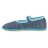 BF060010 BA DTUR barefoot detske prezuvky beda sirsi typ baleriny denim turquoise 4