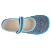 BF060010 BA DTUR barefoot detske prezuvky beda sirsi typ baleriny denim turquoise 6