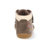 09M017.305 870 barefoot detske zimni boty koel austin suede merino taupe 5
