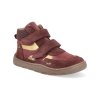 47182 439 barefoot detske zimni boty develab s sandane burgundy 1