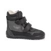 BFN170070 W MK SO BLSH barefoot detske zimni boty beda playful just black shine 2