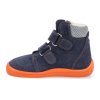 BF0004 W VMK OP BLUM barefoot detske zimni boty beda blue mandarine s pevnym opatkem 4