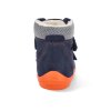 BF0004 W VMK OP BLUM barefoot detske zimni boty beda blue mandarine s pevnym opatkem 5